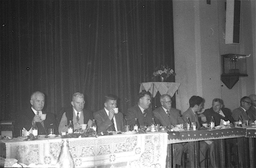 Fourth year farewell lunch to fifth year 1956
