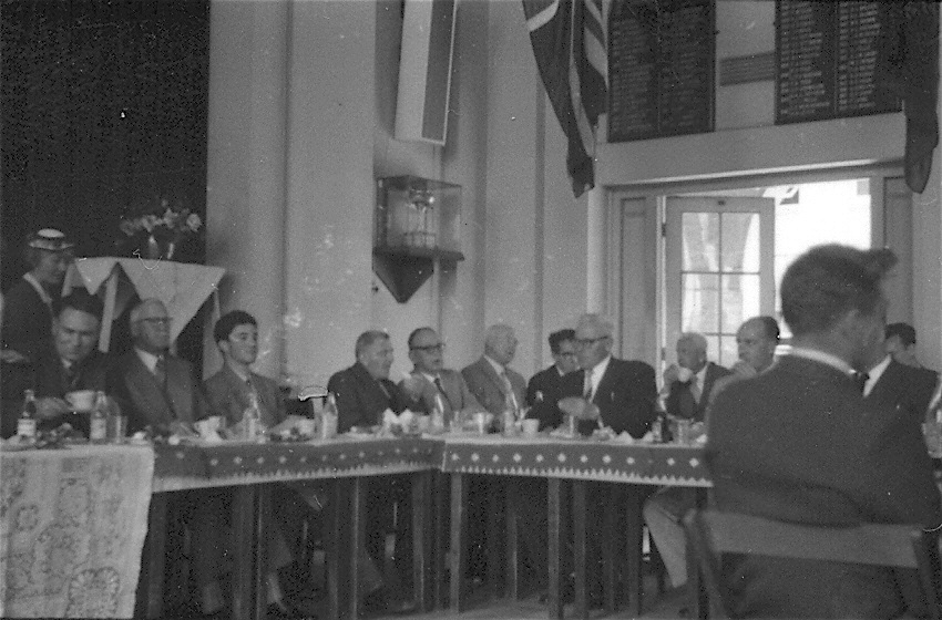 Fourth year farewell lunch to fifth year 1956