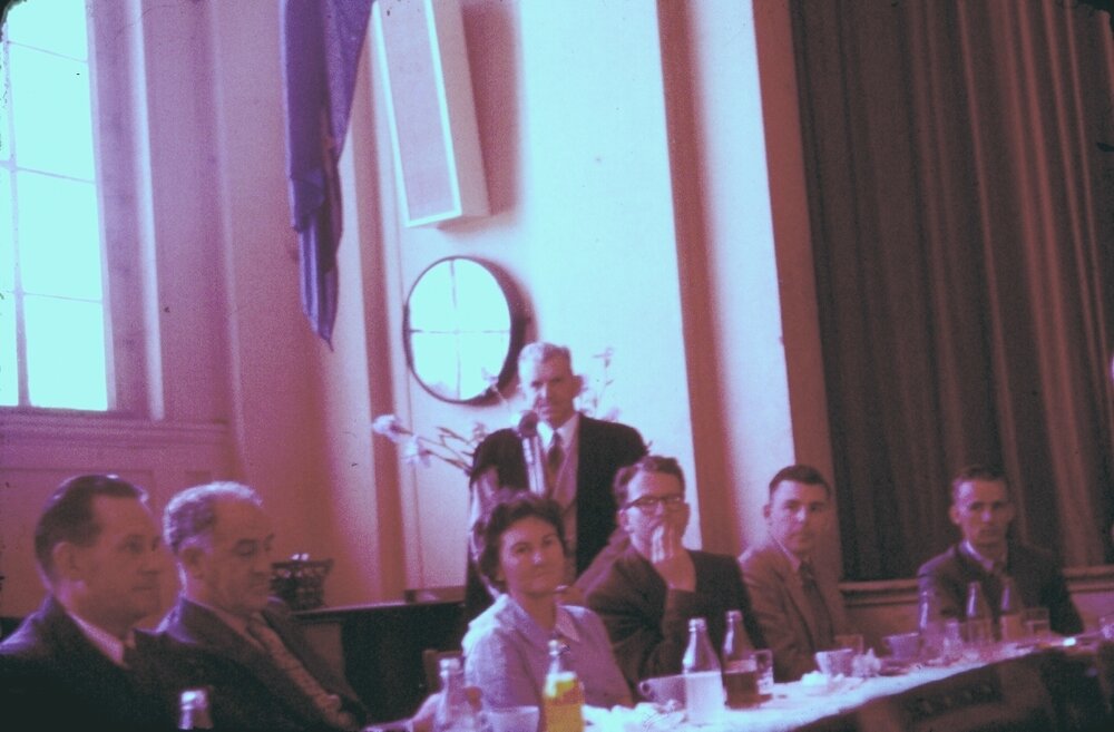 Fourth year farewell lunch to fifth year 1956