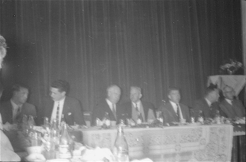 Fourth year farewell lunch to fifth year 1956