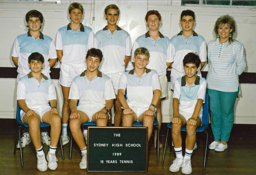 Tennis 15 years 1989
