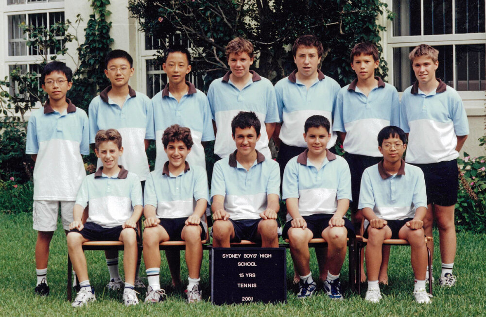 Tennis 15 years 2001