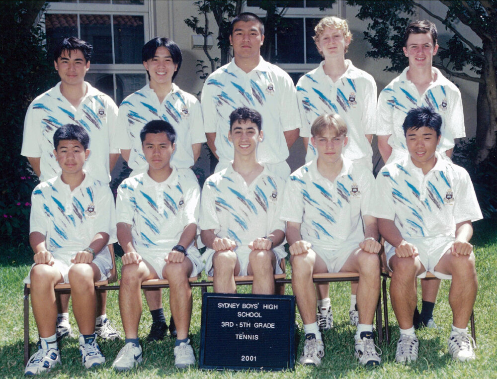 Tennis 3rd, 4th, and 5th grade 2001