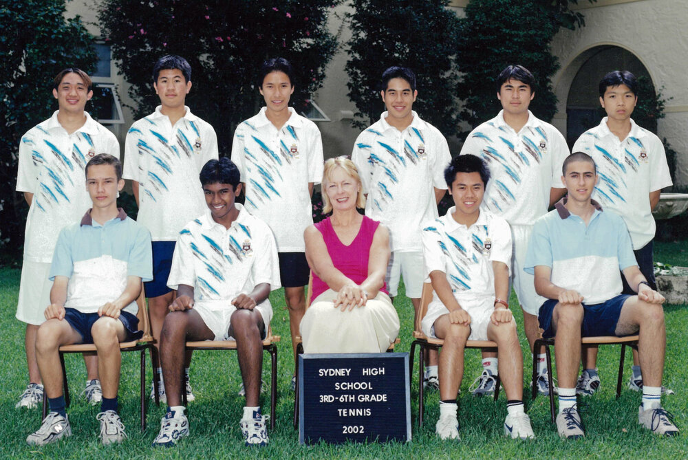 Tennis 3rd, 4th, 5th, and 6th grade 2002