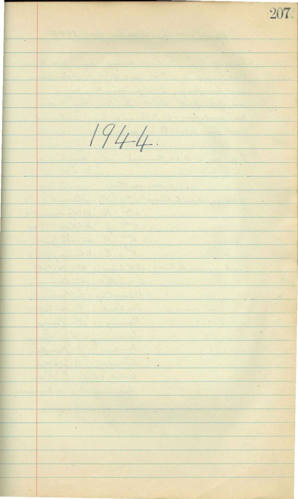 School Union - Minutes, 1944