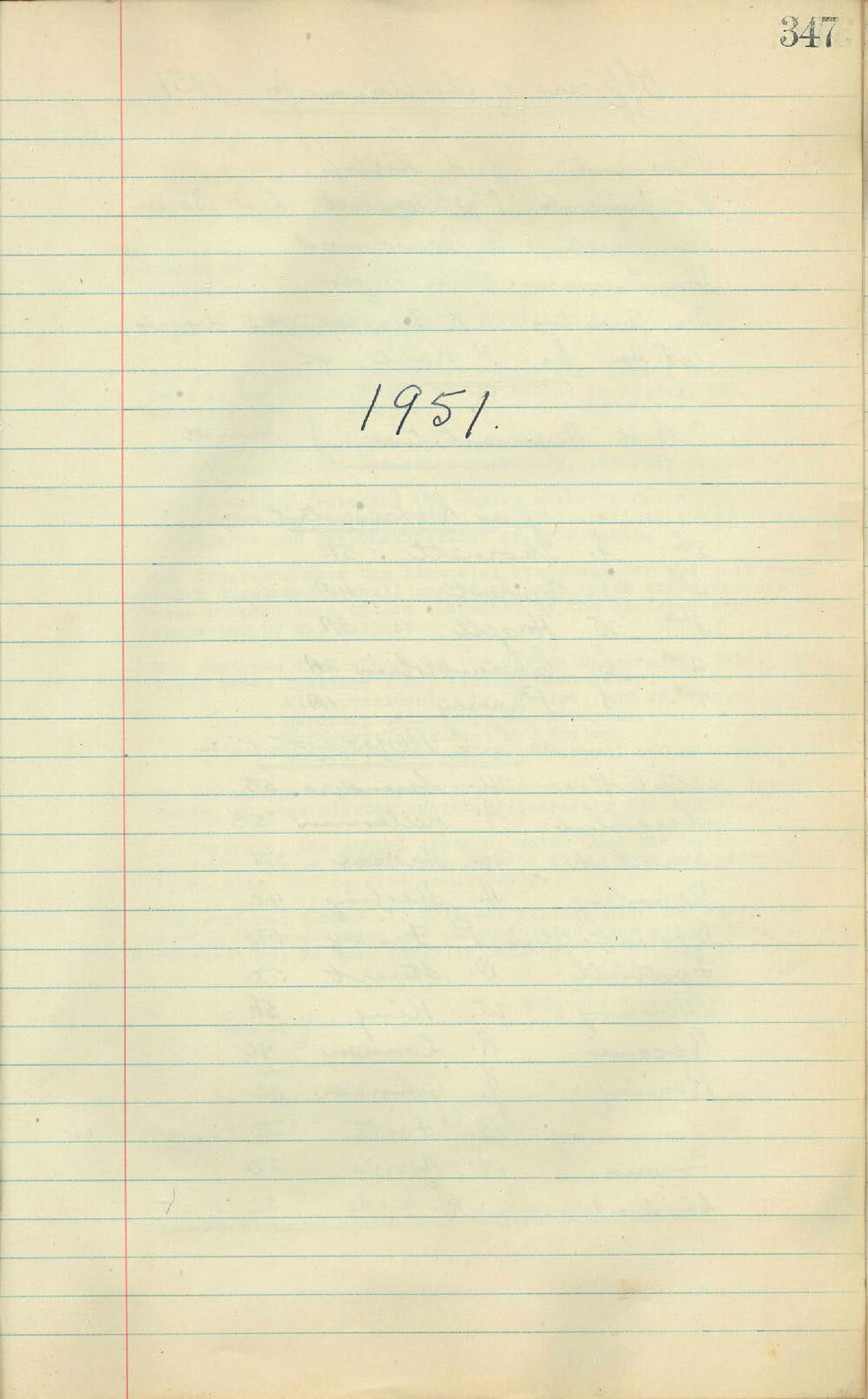 School Union - Minutes, 1951