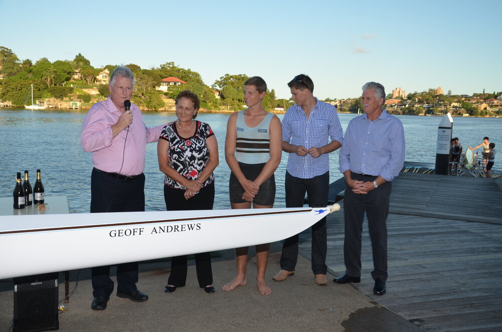 The naming of the "Geoff Andrews"