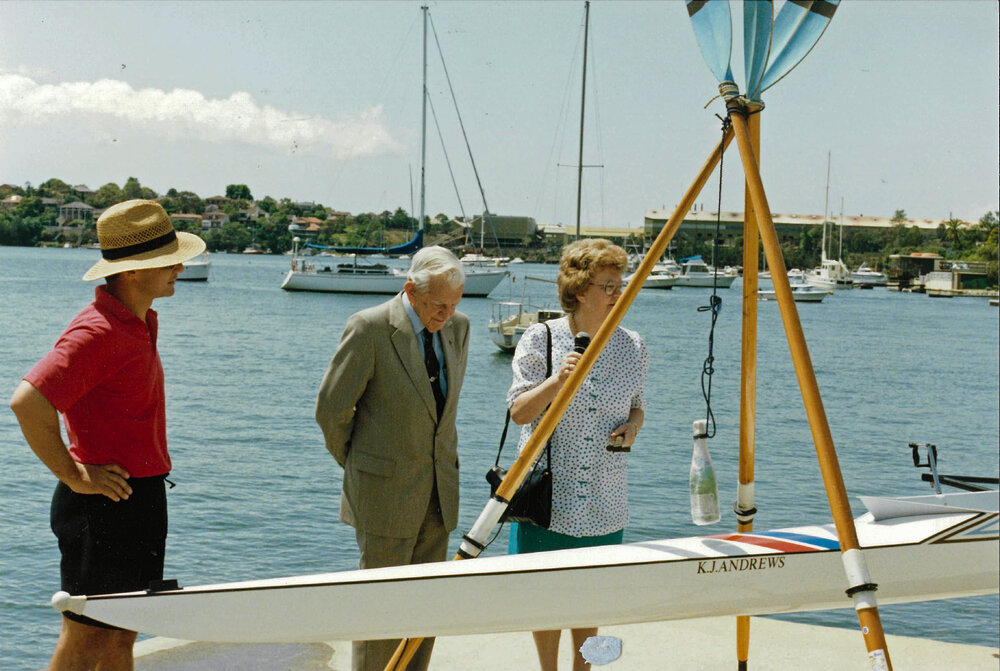 Naming of the 'K J Andrews'