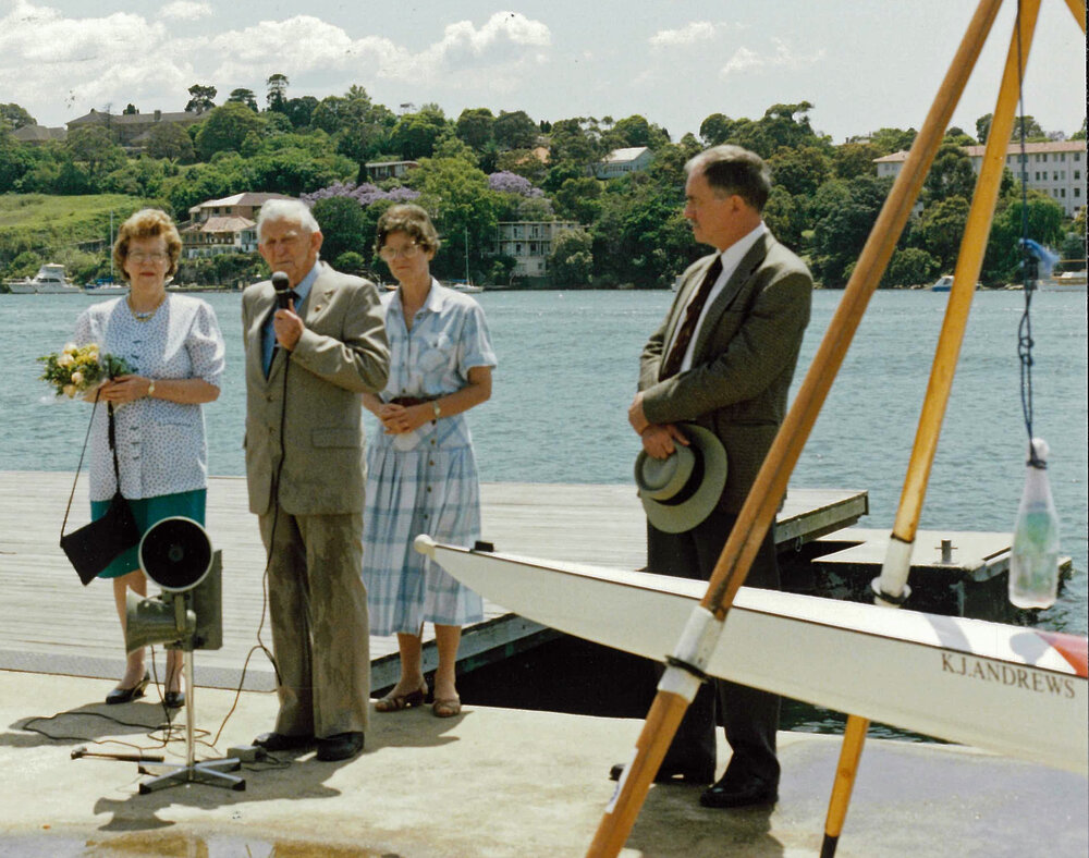 Naming of the 'K J Andrews'
