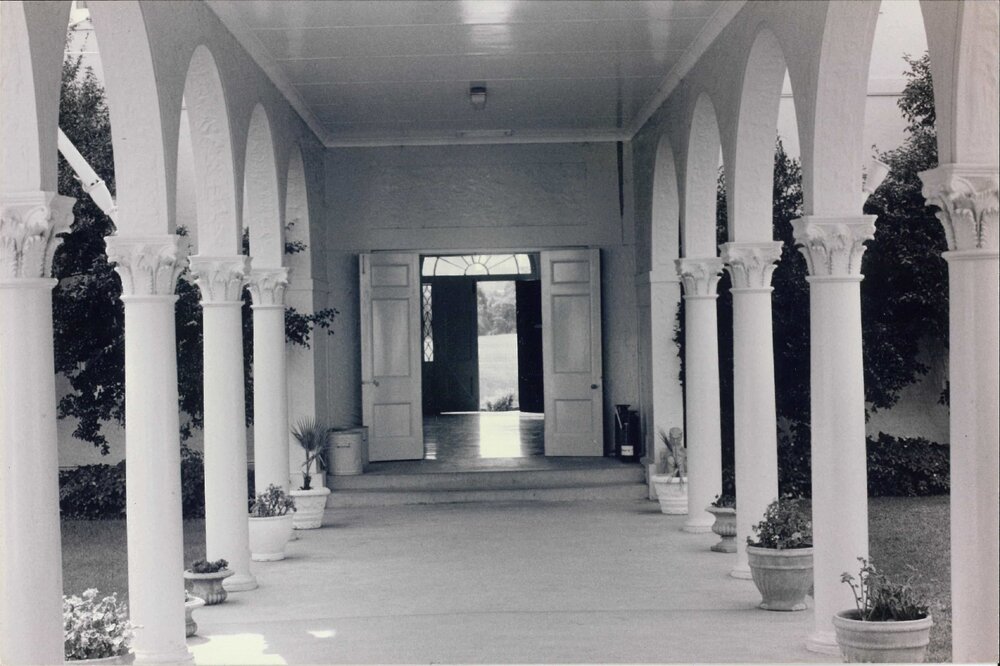 Main building cloisters, 1992