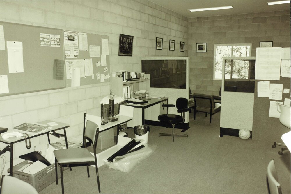 PE staffroom, 1995