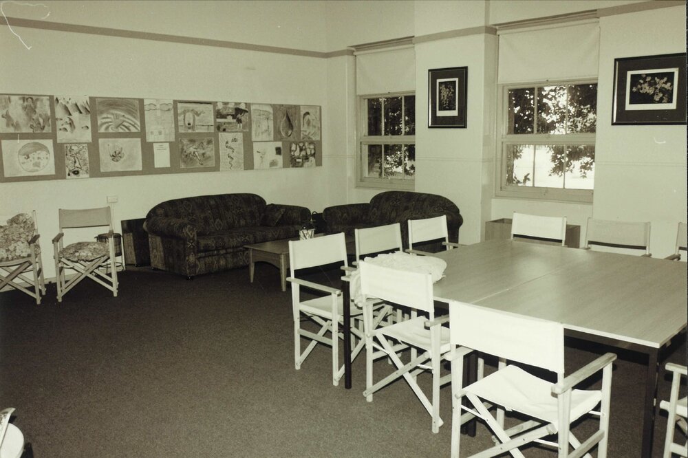 Staff common room, 1995