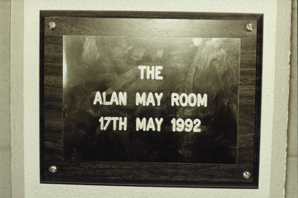 Alan May weights room