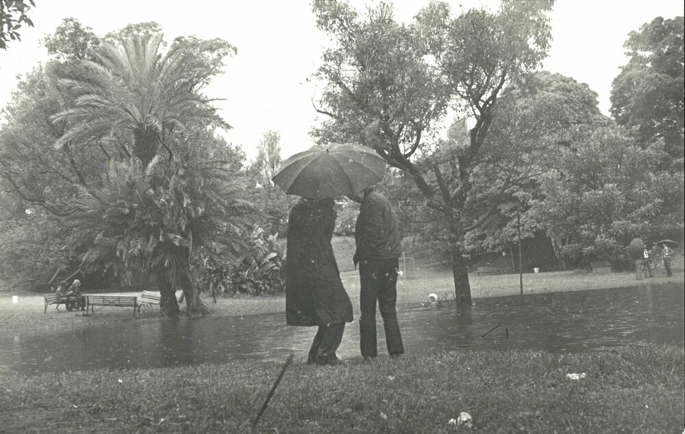 The Flat in flood, c 1975