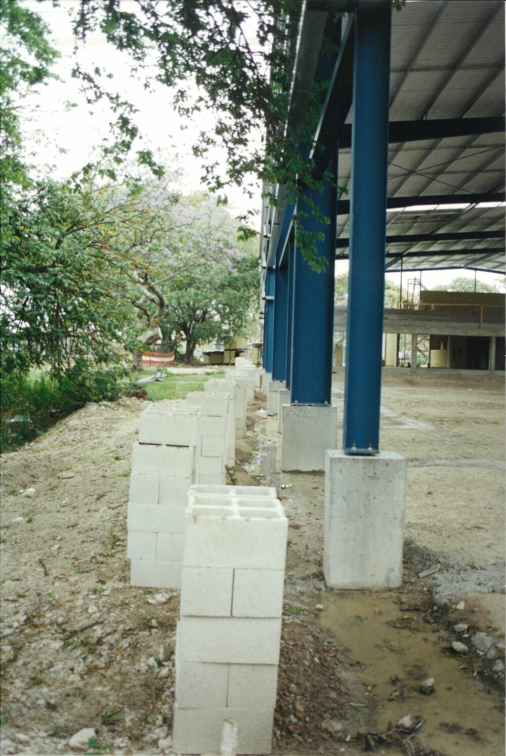 Construction of the stadium, 1994