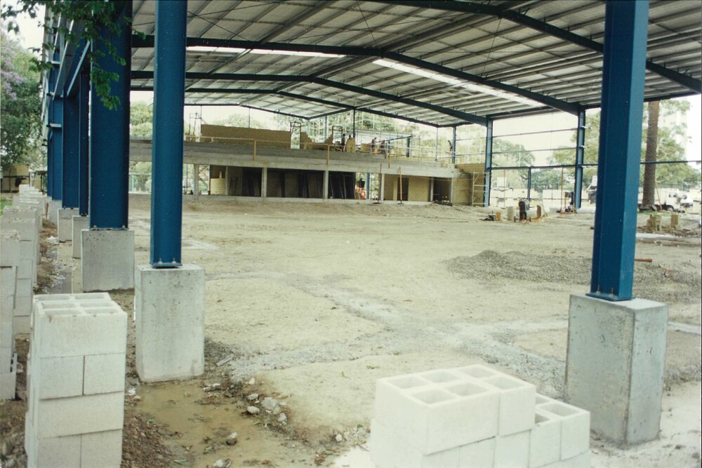 Construction of the stadium, 1994