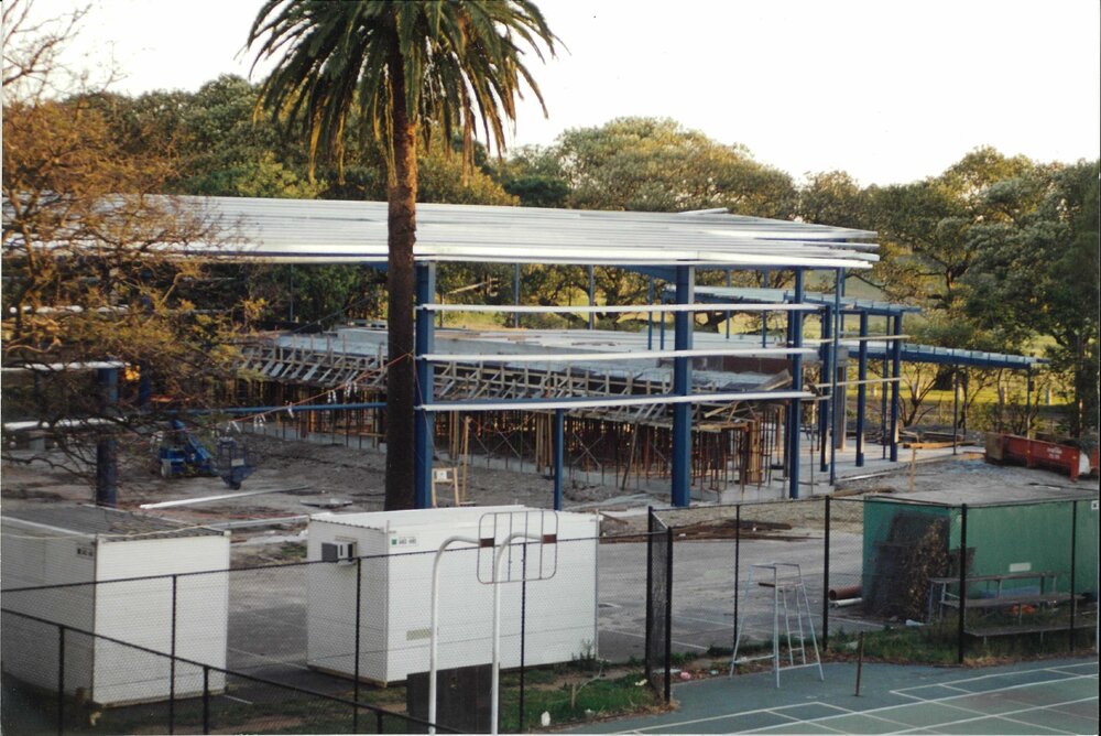 Construction of the stadium, 1994