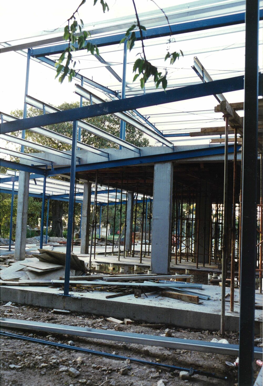 Construction of the stadium, 1994