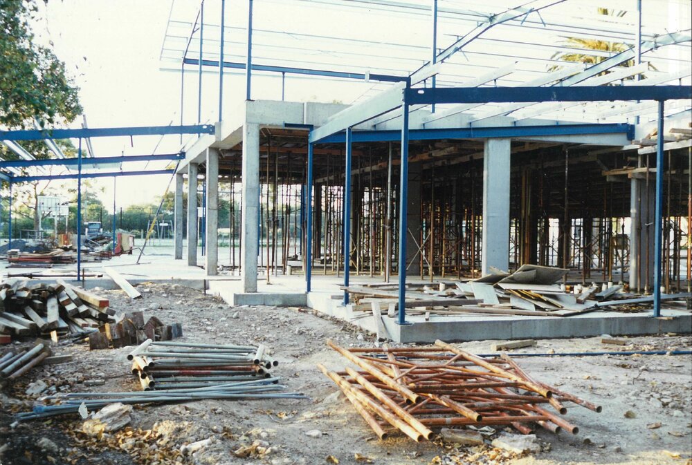 Construction of the stadium, 1994