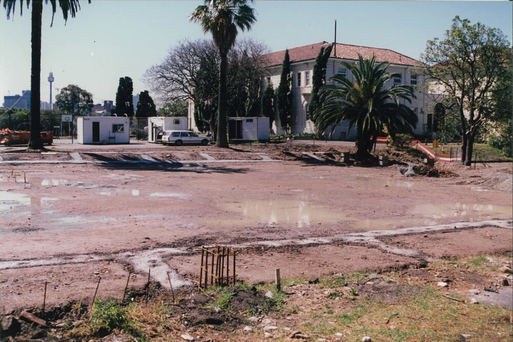 Construction of the stadium, 1994