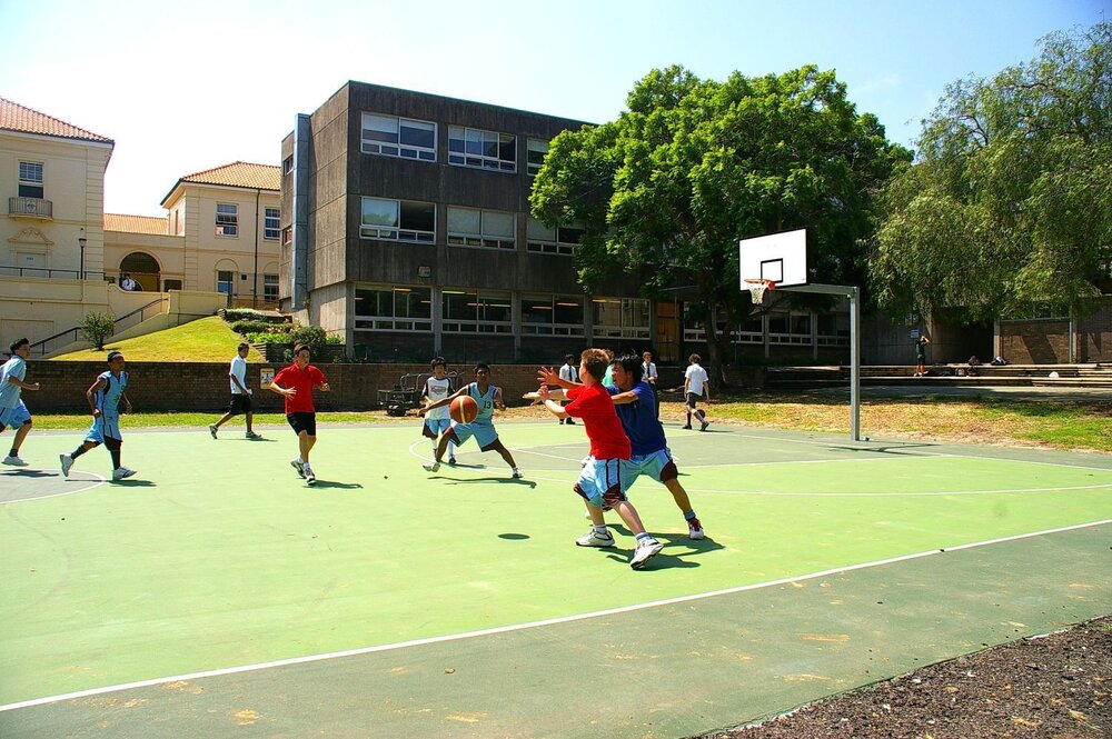 Basketball courts, 2007