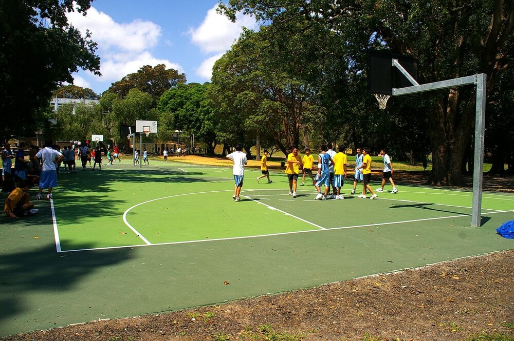 Basketball courts, 2007