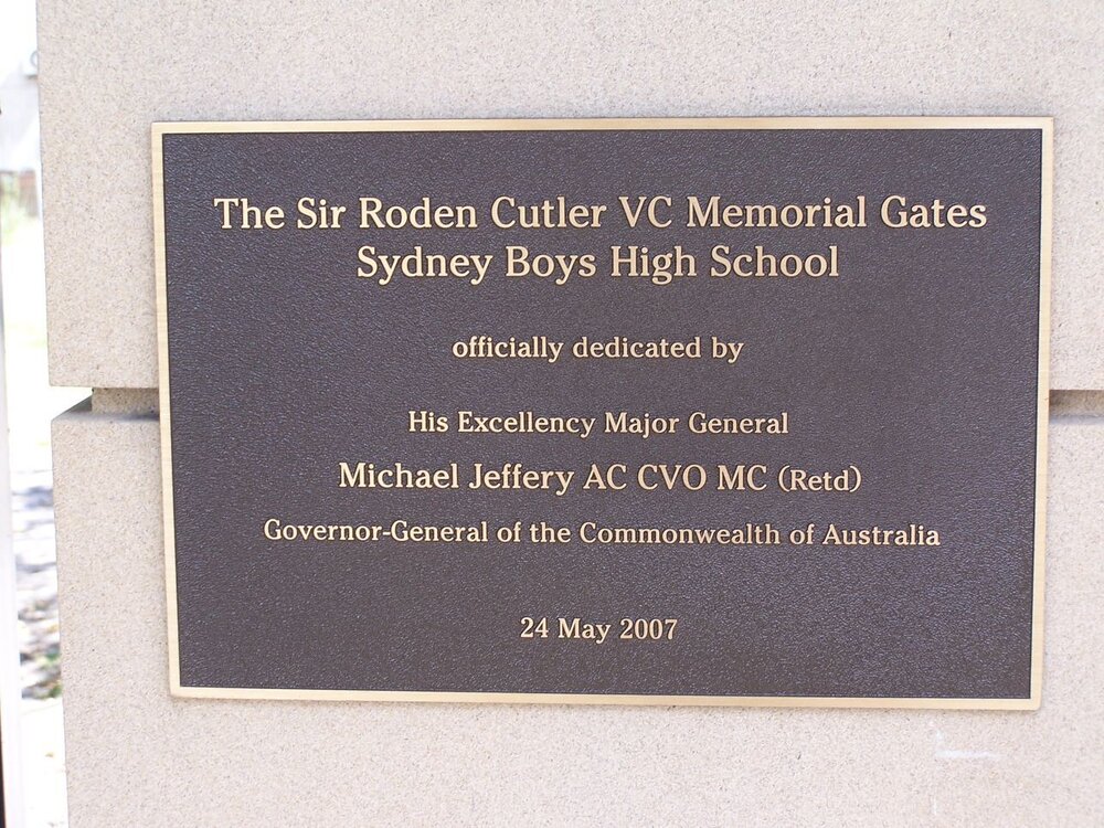 Roden Cutler gates, 2007