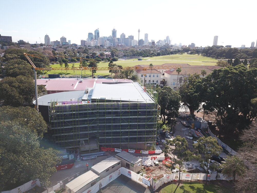 Construction of the Governors Centre 2020