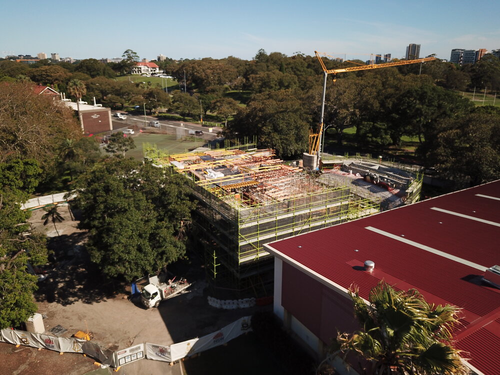 Construction of the Governors Centre 2020