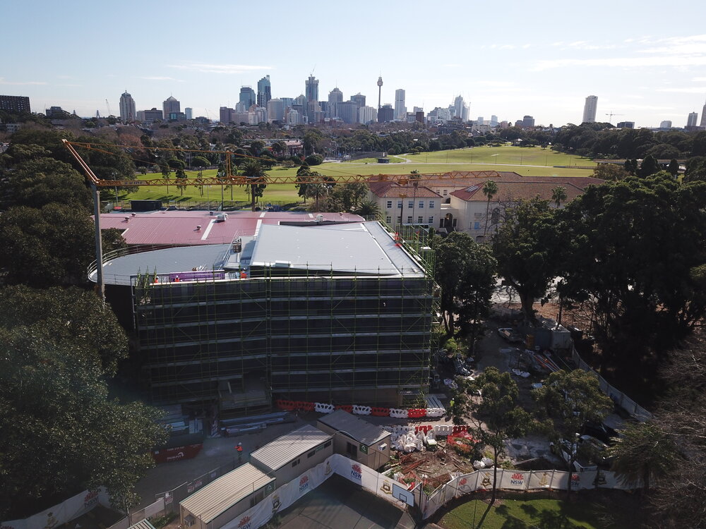 Construction of the Governors Centre 2020