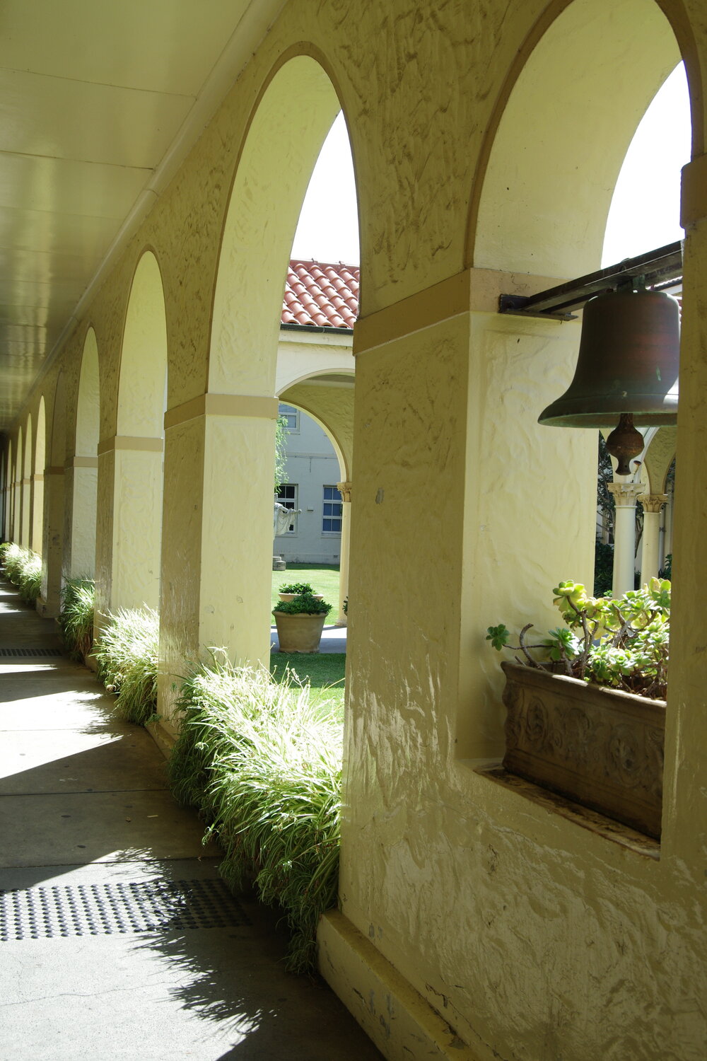 The cloisters of the main building, 2013