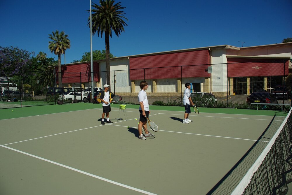 Tennis courts, 2007