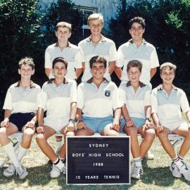 Tennis 15 years 1988