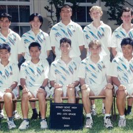 Tennis 3rd, 4th, and 5th grade 2001