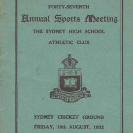 Annual Sports Meeting 1932