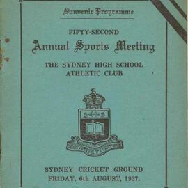 Annual Sports Meeting 1937