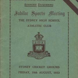 Annual Sports Meeting 1933