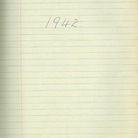 School Union - Minutes, 1942