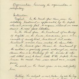 Inpsection - October 1915