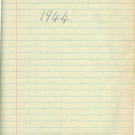 School Union - Minutes, 1944