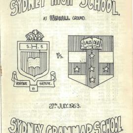 Football Magazine, 27 July 1963 (v SGS)