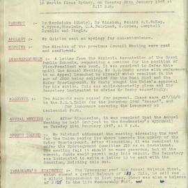 Sydney High School Old Boys Union 1947