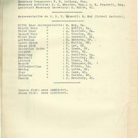 School Union Minutes, 1956