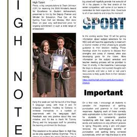 High Notes, Vol 25 No 24, 9 August 2024