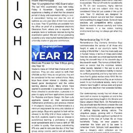 High Notes, Vol 25 No 35, 8 November 2024