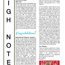 High Notes, Vol 25 No 39, 6 December 2024