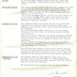 Parents and Citizens Association [Ladies] Auxiliary Minutes, 1966