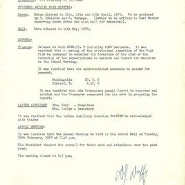 Sydney High School Old Boys Union, 1957