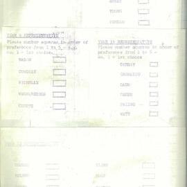 School Union Minutes, 1982