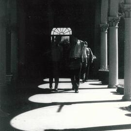 Main building cloisters, 1987